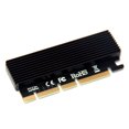 thumbnail image 3 of PCI-E 16X to NVME Expansion Computer Led Card Replacement Card LED Writing M.2 to PCIE3.0 Adapter with Indicator Connection Portable Aluminum Alloy Travel, 3 of 9