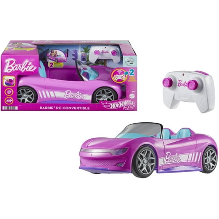 Mattel - Hot Wheels R/C 1:12 Barbie Convertible Vehicle
