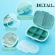 thumbnail image 4 of 5 piezas de 8 compartimentos organizador de pastillas de viaje caja a prueba de humedad pequeño pastillero bolsillo monedero portátil pastillero diario contenedor para medicamentos vitaminas aceite, 4 of 7