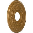 thumbnail image 2 of Ekena Millwork 13"OD x 3 1/2"ID x 3/4"P Baltimore Thermoformed PVC Ceiling Medallion (Fits Canopies up to 5 1/4"), Universal Aged Metallic Vintage Gold, 2 of 10