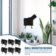 thumbnail image 3 of Miangastore Wall Mount Organizer Remote Control Holder Abs Black 6Pcs 3.9X2.8X1.2In, 3 of 9