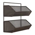 thumbnail image 1 of GROWTH TANK Double Layer Storage Basket Sturdy Hanging Fruit Basket for Kitchen Cabinets, 1 of 9