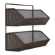 thumbnail image 1 of Cesta colgante para pared, cesta de alambre, cesta de almacenamiento de doble capa para aperitivos, , cuarto de lavado y baño, 1 of 9