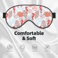 thumbnail image 5 of Uemuo Tropical Corals Seahorse Pattern Sleep Eye Mask - Light Blocking Sleep Mask Blocking Out Light Perfectly, Soft and Comfortable Night Eye Mask, Eye Blinder, 5 of 7