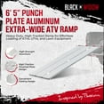 thumbnail image 4 of Black Widow Plate-Style Aluminum Extra-Wide Folding ATV Ramp, 4 of 11
