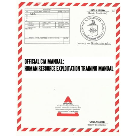 Official CIA Manual : Human Resource Exploitation Training Manual (Paperback)