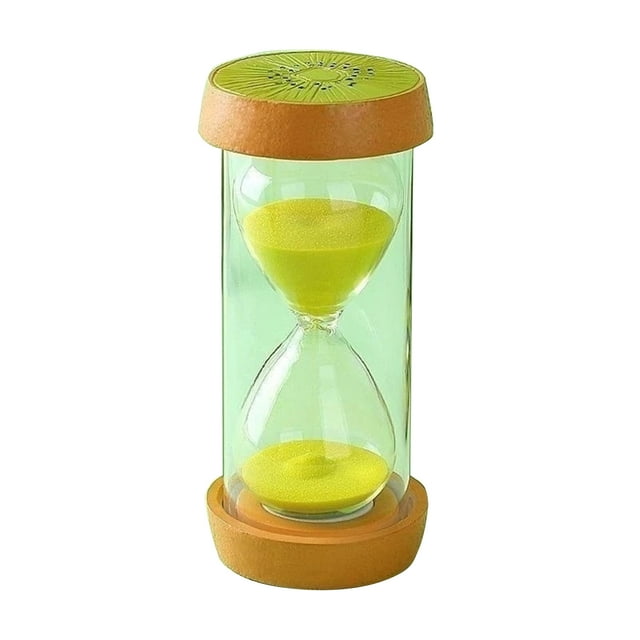 Graflsoa Creative Fruit-Shaped Sand Timer - 10-Minute Glass Flow Decor, Eco-Friendly Plastic, Anti-Fall Design, Perfect for Kids & Home Decor