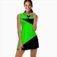 thumbnail image 2 of Shego Halloween Costume Sports Dresses Women Tennis Dress with Separate Shorts One-Piece Slim Fit Golf Dress, 2 of 4