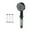 Black, variant on High Pressure 5 - Mode Filtered Shower Head, Filtered Shower Head with Handheld, Built-In Power Wash Filtration System for Hard Water,Pressure Boosting Shower Head with Handheld with 3 Filter Element