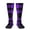 2 Black-2, variant on Purple Buffalo Plaid Thigh High Socks Extra Long Stretchy Sock Women Over Knee High Opaque Stocking Daily Wear