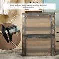 thumbnail image 4 of Nylon mesh storage box steel frame breathable folding finishing box large quilt moving storage box waterproof, 4 of 6