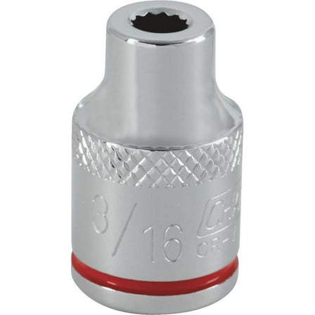 Channellock 3/8" Drive 3/16" 12-Point Shallow Standard Socket
