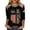 C-Black243, variant on Women 4Th Of July T Shirt 250Th Anniversary USA 3/4 Sleeve Shirts 1776-2026 United States Top