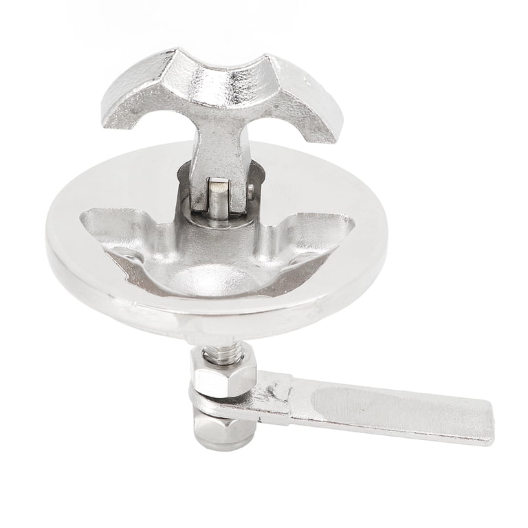 YUSOVE 316 Stainless Steel Boat Cam Latch – Marine Flush Lift Pull Hatch Lock With Back Plate – Corrosion Resistant For Hatches & Decks
