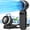 black, variant on Portable Handheld Turbo Fan, 5000mAh Rechargeable 3 in 1 Hand Fans with Stepless Speed, Foldable Desktop Personal Fan for Outdoor, Home, Office, Travel, Beach (Pink)Portable Handheld Turbo Fan, 5000m