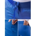 thumbnail image 4 of Adar Pro Scrubs For Women - Skinny Leg Yoga Scrub Pants - P7102 - Royal Blue - XXS, 4 of 7
