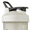 Cream/Black, variant on BlenderBottle ProStak 22 Oz Solid Print Shaker Cup with Flip-Top Lid