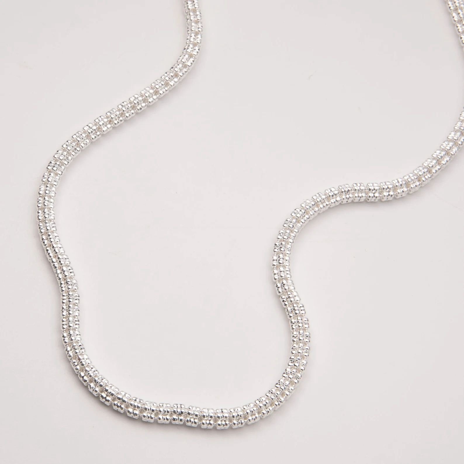 NYC Sterling 5mm Diamond-Cut Ice Link Chain Sterling Silver 925 Italy All Sizes