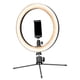 thumbnail image 4 of 10 " Luz de Relleno de con Trípode Retráctil para Video en Vivo, Educación en Video en Línea, Disparador Automático Negro 2 Sunnimix Selfie Ring Light con trípode, 4 of 8