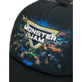 thumbnail image 4 of Monster Jam Grave Digger El Toro Loco Megalodon One Size Toddler Mesh Adjustable Snapback Baseball Cap Black OS Toddler, 4 of 5