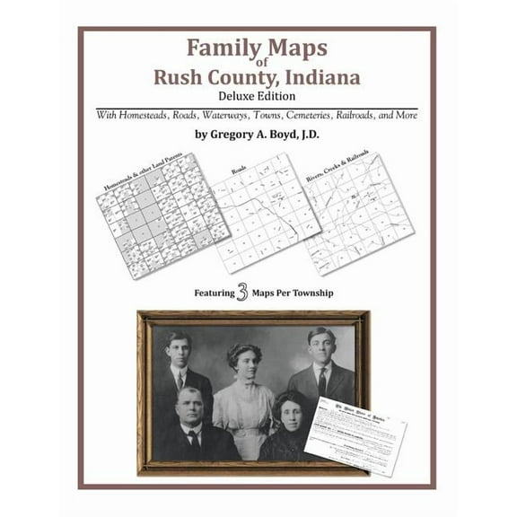 Family Maps of Rush County, Indiana