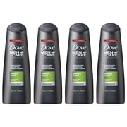 Dove Men+Care 2 in 1 Shampoo and Conditioner, Fresh and Clean, 12 oz, 4 count Fresh Clean 2 in 1 12 Fl Oz (Pack of 4)
