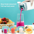 thumbnail image 4 of Mixeur Portable Presse-Agrumes Électrique Extracteurs de Fruits Smoothies Mixeur Machine à Jus Multifonctionnelle, 4 of 7