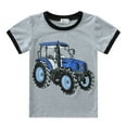 thumbnail image 2 of Little Hand Boy Pajama Set Summer Pjs 100% Cotton Short Sleeve Sleepwear 7T, 2 of 7