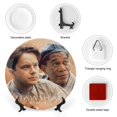 thumbnail image 3 of Sueños de libertad Plato decorativo de porcelana fina (bone china), plato decorativo de cerámica para hogar, oficina, soporte de pared, platos decorativos para dormitorio - 6 pulgadas (15 cm), 3 of 6