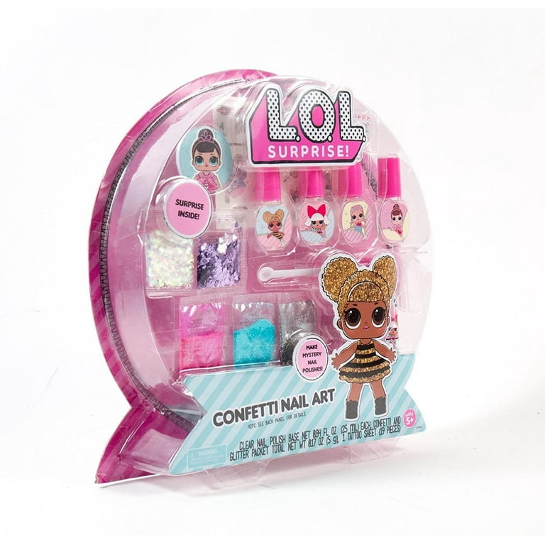 Lol surprise confetti nail art hotsell