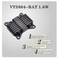thumbnail image 4 of Transmisor de Audio y Video FPV VTX VT5804-BAT de 5,8 G, 1,6 W y 800 MW, 48 Canales, para Dron y Avión RC de Alcance con FPV, 4 of 5