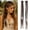 A, variant on 16 Inch Boho Braided Hair Clip Extensions, 2 Pack Synthetic Woven Hair Pieces