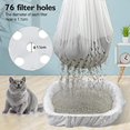 thumbnail image 3 of DEBGFS Sifting Cat Litter Box Liners Bags with Holes Disposable Jumbo Cat Pan Liners for Lovely Small Medium Cats S Cat Litter Filter Bag, 3 of 8