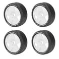 thumbnail image 3 of 1/8 GT RC Wheels, RC Road Racing Wheels Wear Resistant Easy To Install 4 PCS With 17mm Adapter For Replacement Black,White,Green,Blue, 3 of 8