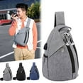 thumbnail image 5 of Un bolso mensajero hippie para hombre y mujer azul, mochila multiusos 37 cm × 22 cm × 10 cm oso de fresa Electrónica, 5 of 5