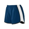 thumbnail image 2 of Augusta L Girls Pulse Team Shorts Navy/White/Black 1266, 2 of 3