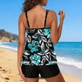 thumbnail image 4 of qelini Tankini Swimsuits for Women Two Piece Swimsuit Hawaiian Print Bathing Swimwear Swimsuits, 4 of 7