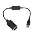 thumbnail image 1 of Cable convertidor de USB macho a conector hembra de 12 V para encendedor de coche, 1 of 2