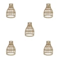 thumbnail image 2 of Thinsony Rattan Lampshade Handmade Decoration for Hanging Floor Light, Teahouse Lamps 18cm x 26cm 5Set, 2 of 6