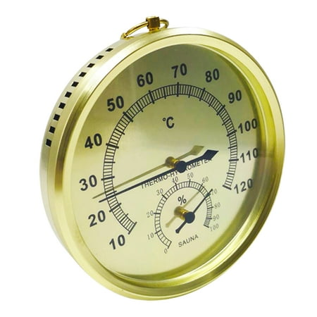 

GETHOME Indoor Outdoor Aluminum Alloy Humidity Hygrometer Sauna Accessories