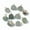 Green Aventurine, variant on MATROOY 10pcs Gemstone Charms Polygon Crystal Stone Pendents 12x10mm with Golden Loop-Grey Agate