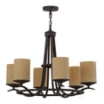 thumbnail image 6 of Meyda Tiffany 196944 Octavia 6 Light 36" Wide Taper Candle Style Chandelier - MultiColor, 6 of 7