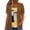 Khaki, variant on CHUMUD Womens Plus Size Tops Short Sleeve Crew Neck Top Casual Color Block Blouse Loose Fit Spring Summer Fashion
