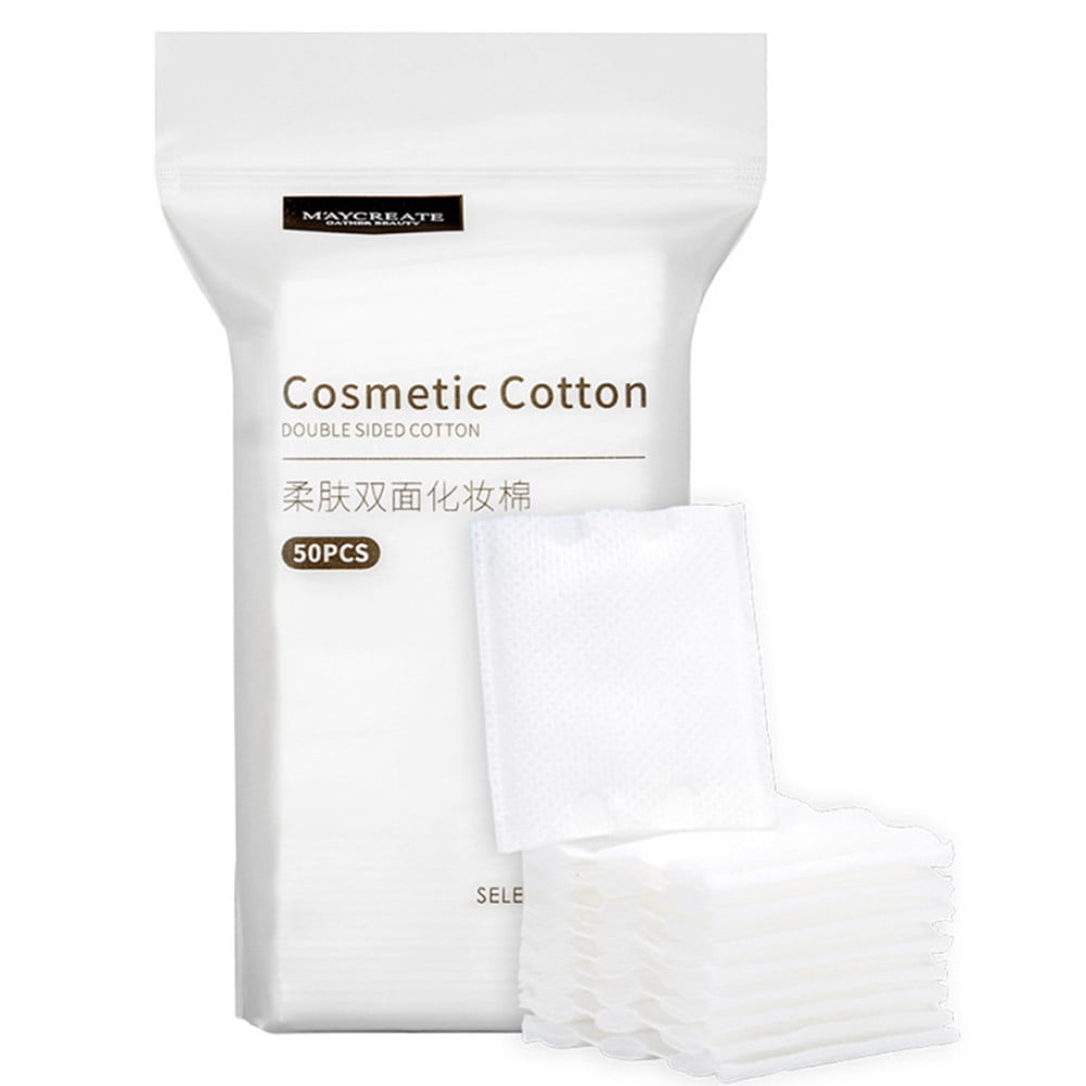 50 PCS Cotton Pads Facial Puff Cotton Cosmetics Walmart Canada