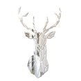 thumbnail image 1 of Kuymtek 3D DIY Sika Deer Head Wall Sticker Salón Acrílico Art Decal (Plata), 1 of 8