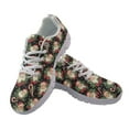 thumbnail image 2 of COEQINE Santa Claus Women Sneakers Christmas Holly Candy Cane Running Athletic Shoes Anti-Slip White Sole Tennis Footwear for Travel Soft Training Shoes Mens Footwear, 2 of 7