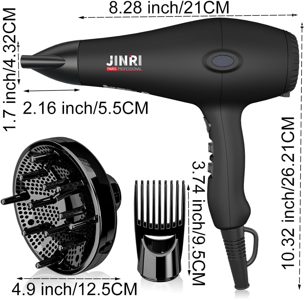 Panasonic, Hair Dryer, nanoe EH-NA65-K, Black, 3 Piece Set