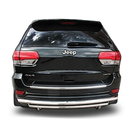 Broadfeet Rear Bumper Guard for 2011-2017 Jeep Grand Cherokee in Stainless (Ex: Summit/SRT8 Models