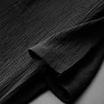 thumbnail image 6 of Summer Men's 2-Piece Sports Suit, Thin Fashion Short Sleeve Top and Pants, Lightweight Luxury Trendy Outfit For Hot Weather Athletic Wear,Black,L, 6 of 9