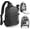 Black, variant on Camera Sling Bag, DSLR/SLR/Mirrorless Camera Backpack Case Shockproof Photography Backpack with Tripod Holder & Removable Modular Inserts Compatible with ///